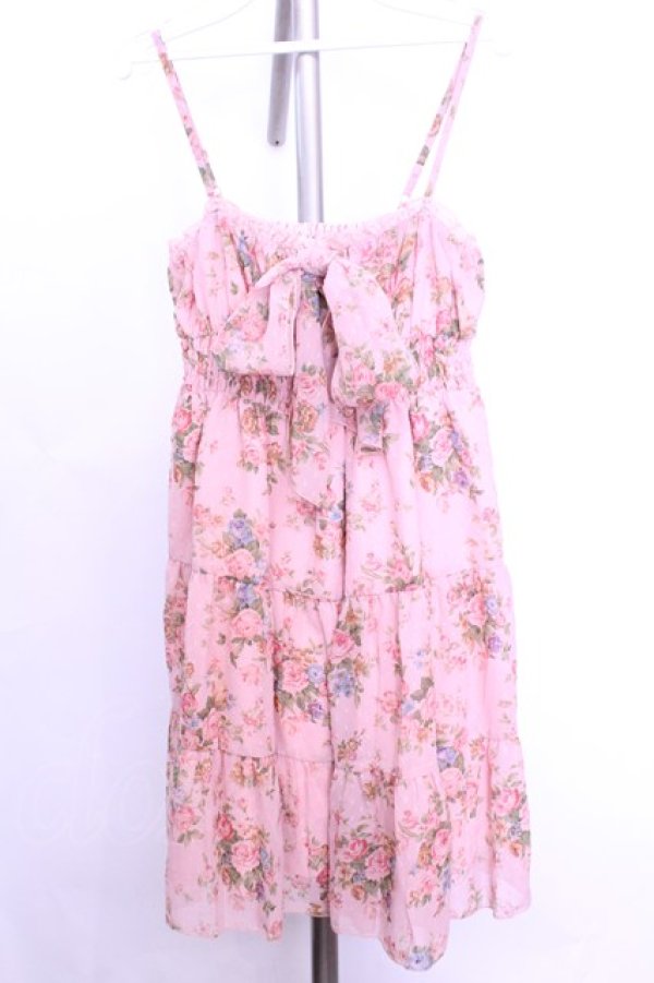 画像1: LIZ LISA / ドビードットローズキャミワンピース F ピンク O-26-01-12-1021-LO-OP-YM-OS (1)