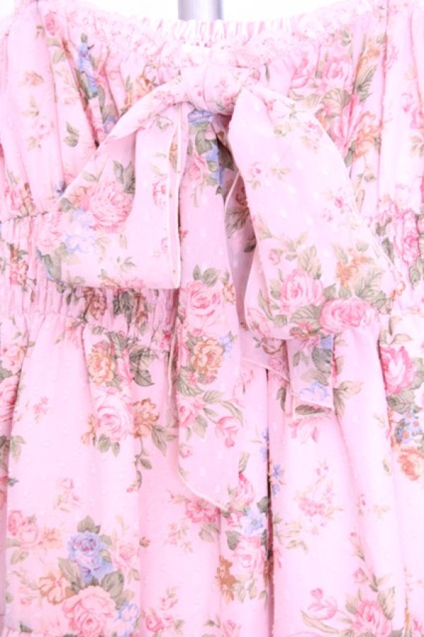 画像2: LIZ LISA / ドビードットローズキャミワンピース F ピンク O-26-01-12-1021-LO-OP-YM-OS (2)