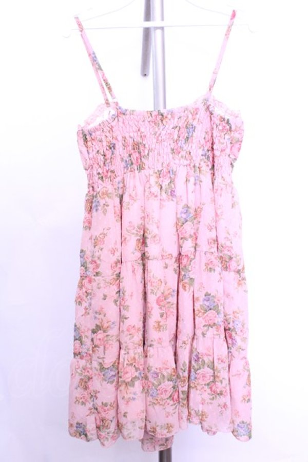 画像3: LIZ LISA / ドビードットローズキャミワンピース F ピンク O-26-01-12-1021-LO-OP-YM-OS (3)