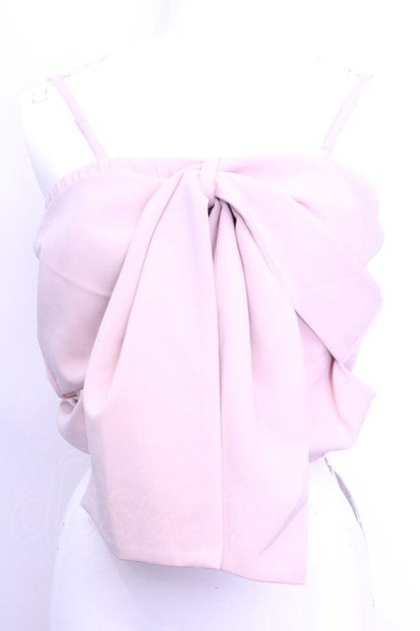 画像1: LIZ LISA / オフショルショートトップス 0 ピンク O-26-01-12-1022-LO-TO-YM-OS (1)