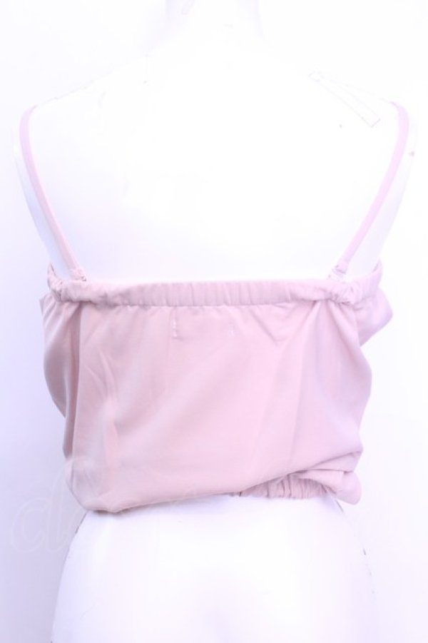 画像2: LIZ LISA / オフショルショートトップス 0 ピンク O-26-01-12-1022-LO-TO-YM-OS (2)