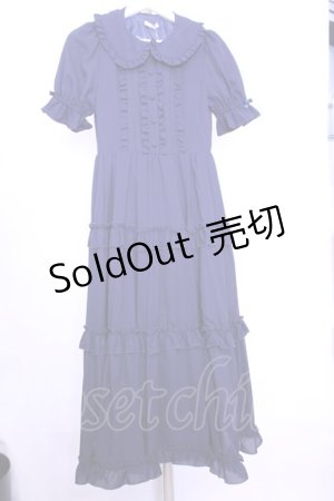 画像: axes femme Kawaii / ロマンティックフリルワンピース  ネイビー O-26-01-12-1024-AX-OP-IG-ZT544