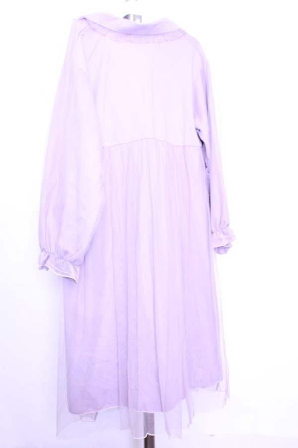 画像3: axes femme / チュール裏毛カットジャケット  ラベンダー O-26-01-12-1025-AX-JA-IG-OS (3)