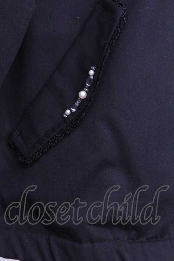 画像2: axes femme / ビジュー付マウンテンパーカー M クロ O-26-01-12-1027-AX-TO-IG-OS (2)