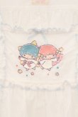 画像2: PINK HOUSE / Little Twin Stars×PINK HOUSE 刺しゅう入りローンタブリエ  シロ O-26-01-12-059-LO-TO-IG-OS (2)