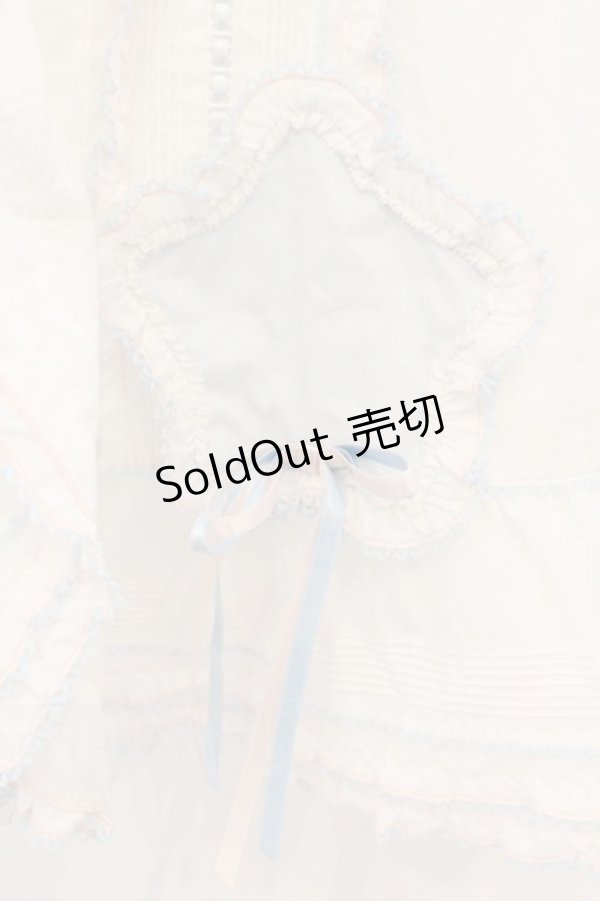 画像3: PINK HOUSE / 星形ワッペン付き配色フリルベスト  しわ O-26-01-12-060-LO-TO-IG-OS (3)