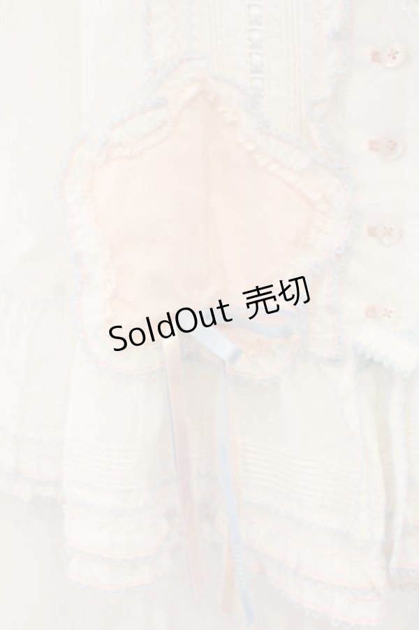 画像4: PINK HOUSE / 星形ワッペン付き配色フリルベスト  しわ O-26-01-12-060-LO-TO-IG-OS (4)