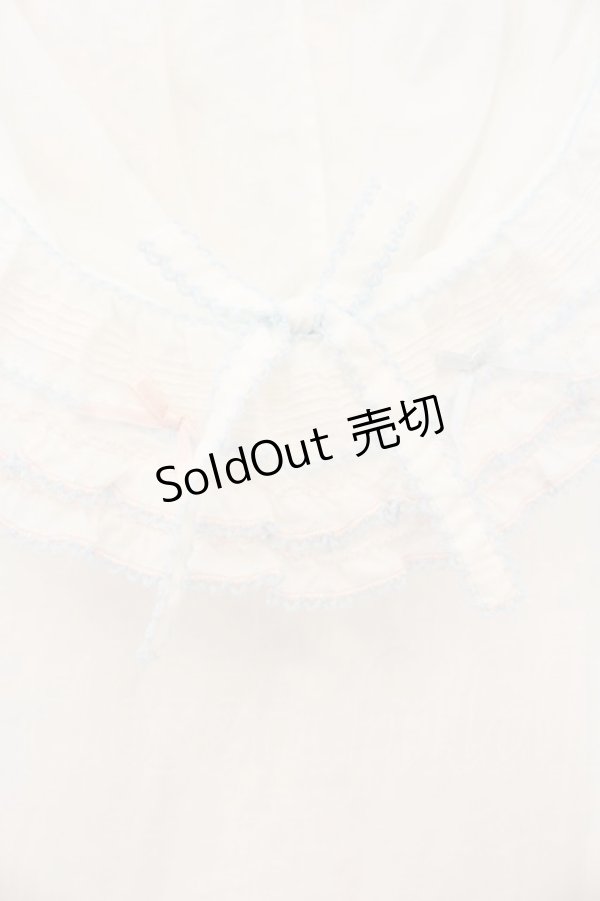 画像6: PINK HOUSE / 星形ワッペン付き配色フリルベスト  しわ O-26-01-12-060-LO-TO-IG-OS (6)