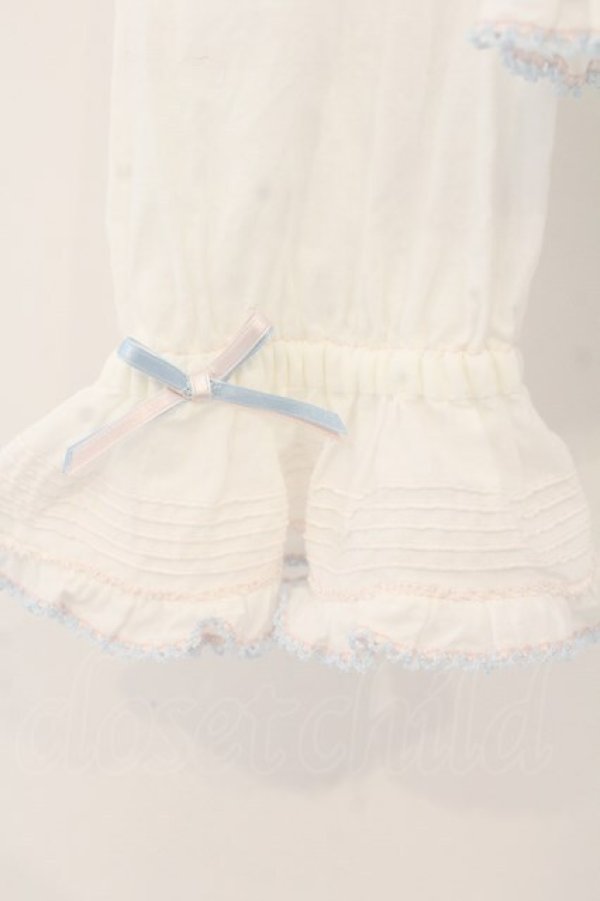 画像3: PINK HOUSE / Little Twin Stars×PINK HOUSE 刺しゅう入りローンブラウス  シロ O-26-01-12-061-LO-BL-IG-OS (3)