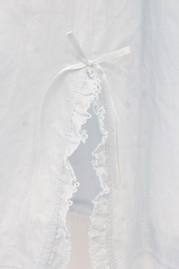 画像3: PINK HOUSE / マーガレットロゴ刺繍ローンタブリエ  サックス O-26-01-12-062-LO-TO-IG-OS (3)