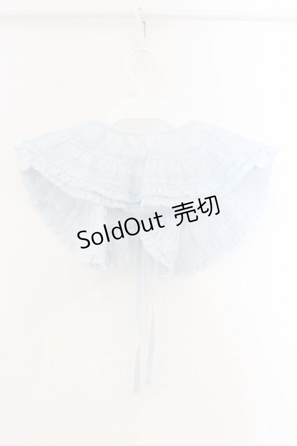 画像3: PINK HOUSE / フリル使いローンティペット  サックス O-26-01-12-063-LO-ZA-IG-ZT485 (3)