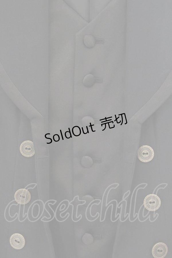 画像2: ATELIER BOZ / メンズエドマンドノースリーブジャケット  ブラック×ブラック O-26-01-12-066-EL-JA-IG-OS (2)