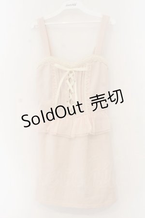 画像: LIZ LISA / 配色ジャンスカ  ピンク O-26-01-12-069-LO-OP-OW-OS