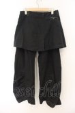画像3: gouk / 和柄スカート付きパンツ  ブラック O-26-01-12-080-GO-PA-OW-OS (3)