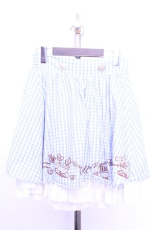 画像: DearMyLove / シナモロール コラボスカート M サックス O-26-01-12-2044-EL-SK-IG-ZT542