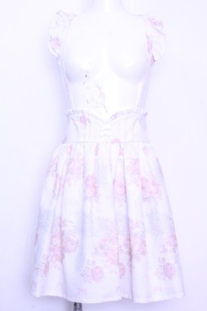 画像: LIZ LISA / お城×花がらスカート  シロ×ピンク O-26-01-12-2046-LO-SK-IG-ZT544