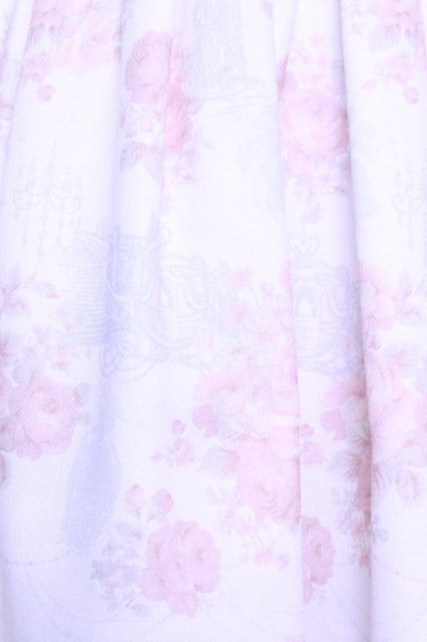 画像2: LIZ LISA / お城×花がらスカート  シロ×ピンク O-26-01-12-2046-LO-SK-IG-OS (2)