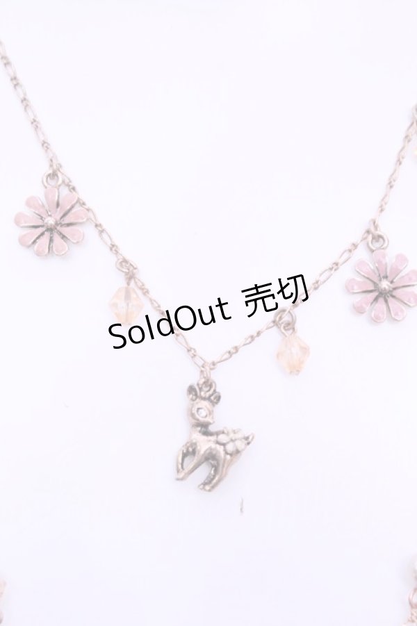 画像1: axes femme / バンビネックレス  ピンクゴールド O-26-01-12-2062-AX-AC-OW-ZT012-F002 (1)