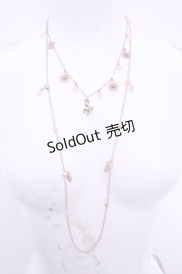 画像2: axes femme / バンビネックレス  ピンクゴールド O-26-01-12-2062-AX-AC-OW-ZT012-F002 (2)