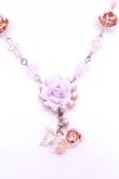 画像1: axes femme / スイートローズネックレス  ピンクゴールド O-26-01-12-2068-AX-AC-OW-OS (1)