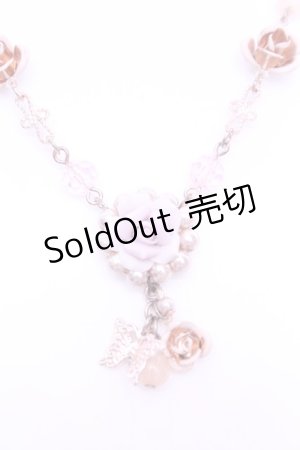 画像: axes femme / スイートローズネックレス  ピンクゴールド O-26-01-12-2068-AX-AC-OW-ZT012-F002