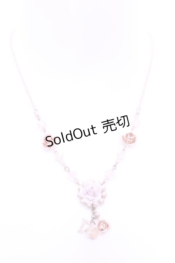 画像2: axes femme / スイートローズネックレス  ピンクゴールド O-26-01-12-2068-AX-AC-OW-ZT012-F002 (2)