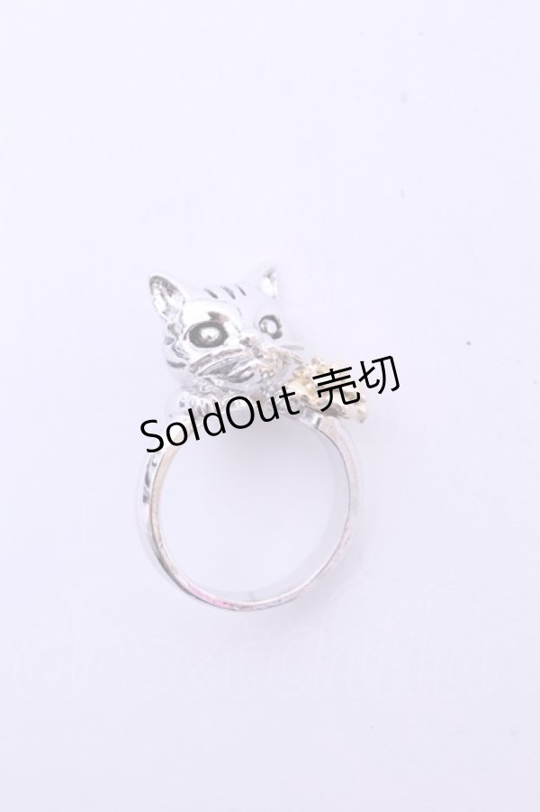 画像1: axes femme / ねこリング  シルバー O-26-01-12-2077-AX-AC-OW-OS (1)