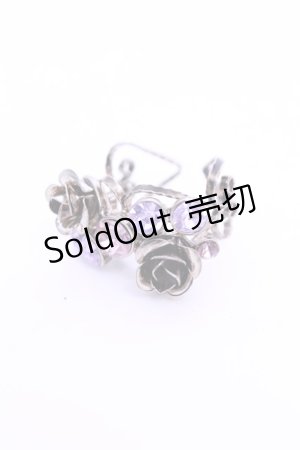 画像: axes femme / ローズ＆ストーンリング  シルバー O-26-01-12-2083-AX-AC-OW-OS