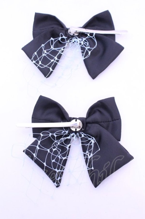 画像2: MILK / Shadow チュールリボンズ  クロ O-26-01-12-2100-ML-AC-IG-OS (2)