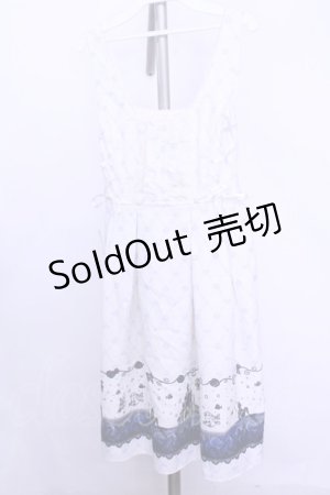 画像: axes femme / アリエルコラボワンピース  シロ O-26-01-12-2010-AX-OP-IG-ZT542