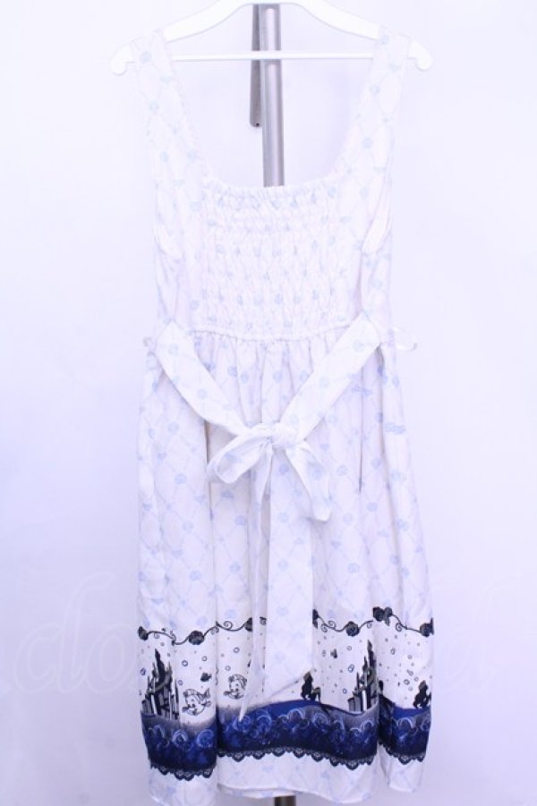 画像4: axes femme / アリエルコラボワンピース  シロ O-26-01-12-2010-AX-OP-IG-OS (4)