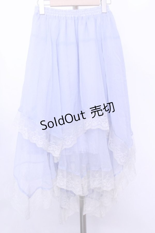 画像3: axes femme / フィッシュテールスカート  サックス O-26-01-12-2011-AX-SK-IG-ZT543 (3)