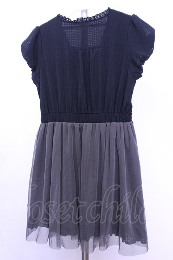 画像3: axes femme / リボンデザインチュールチュニ M クロ O-26-01-12-2016-AX-OP-IG-OS (3)