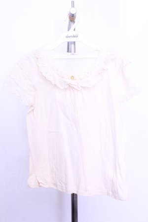 画像: axes femme / コットンレース使いインナー  アイボリー O-26-01-12-2025-AX-TO-IG-ZT0114G