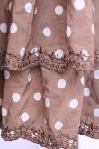 画像2: axes femme / スカラップ刺繍ドットスカート M ベージュ O-26-01-12-2031-AX-SK-IG-OS (2)