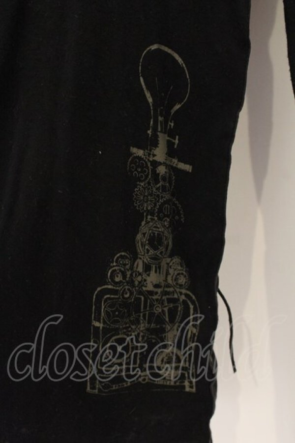 画像2: STEAM / レースアップカットソー  ブラック O-26-01-12-089-HN-TO-OW-OS (2)