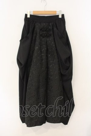 画像: Qutie Frash / ハカマバギーパンツ  ブラック O-26-01-12-009-QU-PA-OW-OS