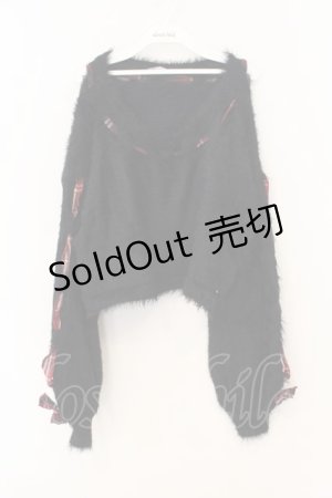 画像: axes femme Kawaii / ルーズシャギーニットプルオーバー  クロ O-26-01-12-025-AX-TO-IG-OS