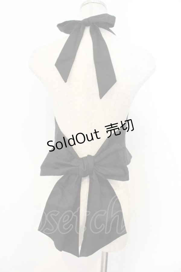 画像4: ALICE and the PIRATES / Cafeストライプベスト  クロ O-26-01-13-003-PA-TO-IG-OS (4)