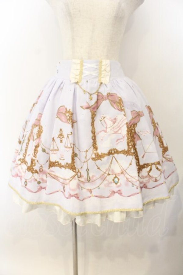 画像1: axes femme Kawaii / ジュエリースターズスカート  サックス O-26-01-13-005-AX-SK-IG-OS (1)