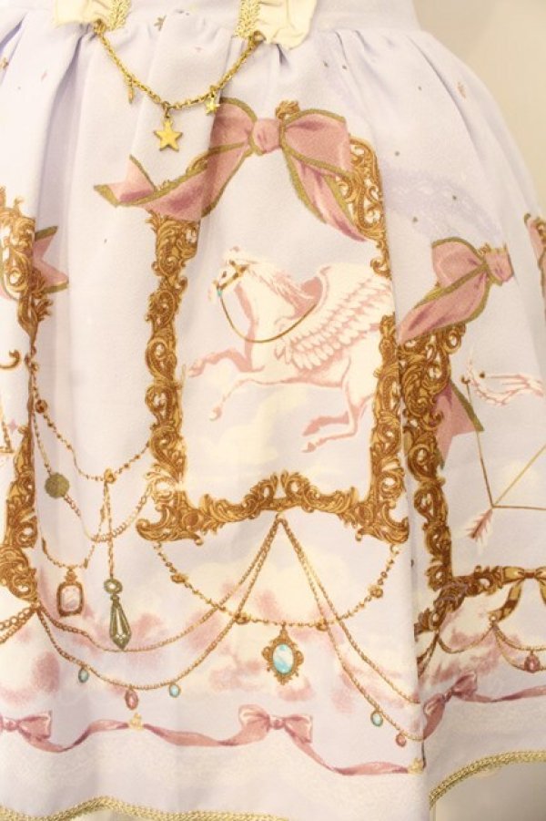 画像3: axes femme Kawaii / ジュエリースターズスカート  サックス O-26-01-13-005-AX-SK-IG-OS (3)