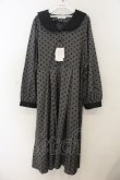 画像1: m petit by misako / AOKドットフロッキーワンピース 4L グレー O-26-01-13-053-LO-OP-IG-OS (1)