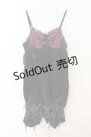 画像: Qutie Frash / ベビードール  ブラック×パープル O-26-01-13-055-QU-OP-IG-ZY