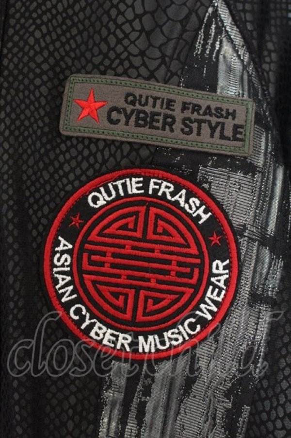 画像2: Qutie Frash / ZIPブルゾン L ブラック O-26-01-13-056-QU-JA-IG-OS (2)