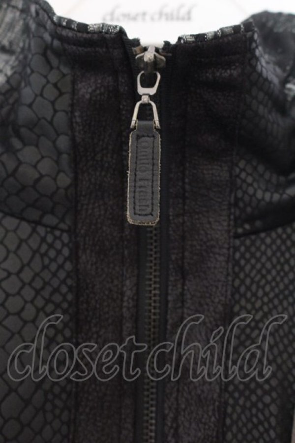 画像3: Qutie Frash / ZIPブルゾン L ブラック O-26-01-13-056-QU-JA-IG-OS (3)