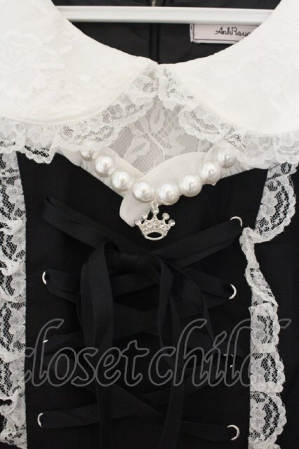 画像2: Ank Rouge / プリンセスおりぼんワンピース  クロ×シロ O-26-01-13-058-CA-OP-IG-OS (2)