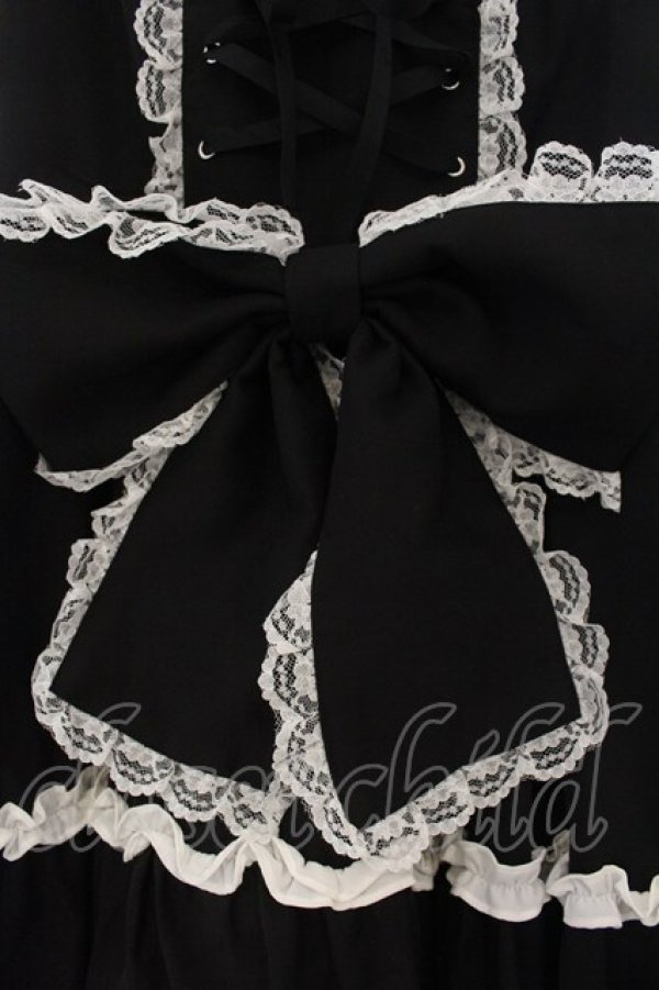 画像3: Ank Rouge / プリンセスおりぼんワンピース  クロ×シロ O-26-01-13-058-CA-OP-IG-OS (3)