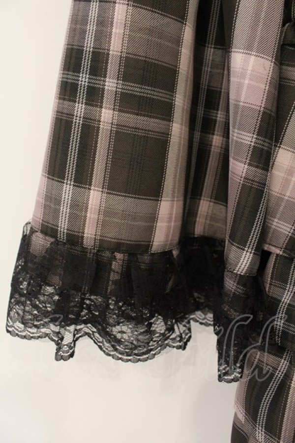 画像3: Jamieエーエヌケー / お姫様ブラウス  ピンク×クロ O-26-01-13-059-0-BL-IG-OS (3)