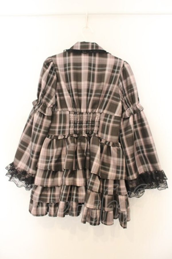 画像4: Jamieエーエヌケー / お姫様ブラウス  ピンク×クロ O-26-01-13-059-0-BL-IG-OS (4)