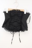 画像1: Jamieエーエヌケー / おリボンコルセット  クロ O-26-01-13-060-0-TO-IG-OS (1)